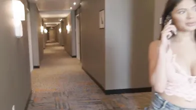 Reyna Belle Hotel Hookup BBC Creampie