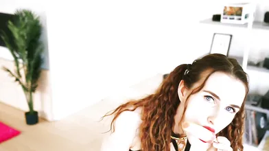 Topless Piperblush Slurps A Popsicle