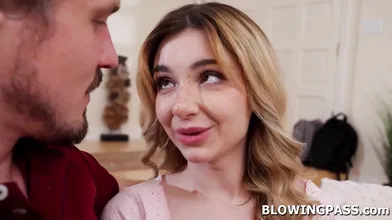 Demi Hawks Gives Her Stepdad's Bff A Blowjob