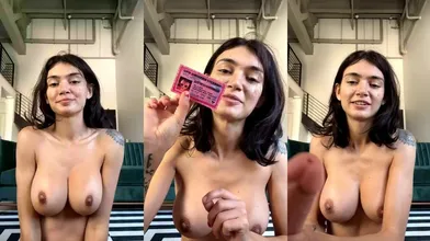 Amira Brie Unboxes New Dildo While Naked