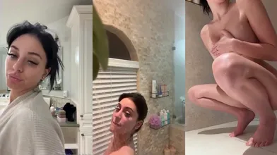 Camilla Araujo Masturbates In The Shower