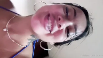 Chromita Laying On Bed With Her Big Tits