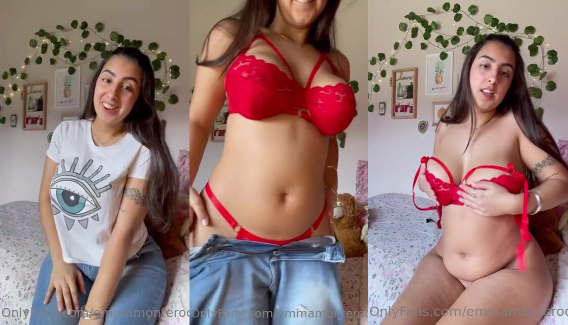 Emmamonteroos schnelle Stripshow