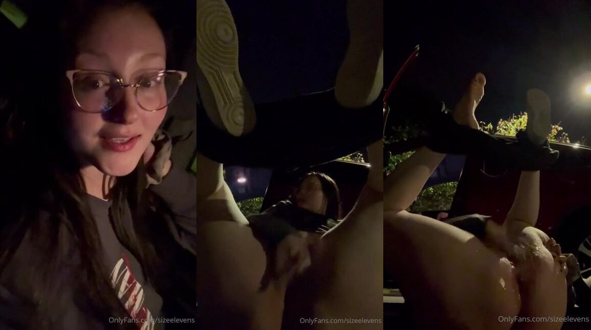 Sizeelevens spritzt auf einem Parkplatz