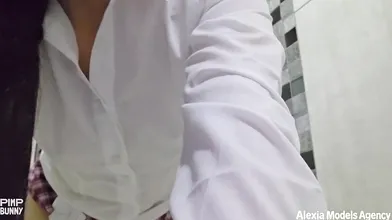 Colombian Girl With Big Ass Dancing In A Schoolgirl Outfit