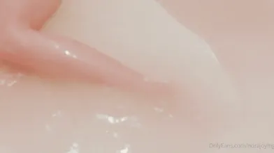 Norajoy_Official Takes A Milky Bath