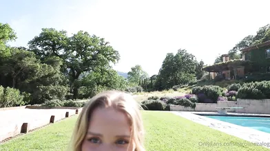 Caroline Zalog Outdoor Try On Video Leaked
