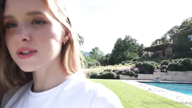 Caroline Zalog Outdoor Try On Video Leaked