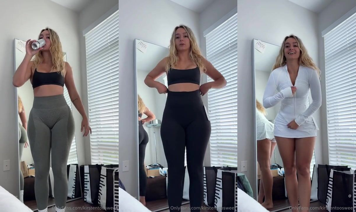 Kirstentoosweet Sexy Anprobevideo durchgesickert