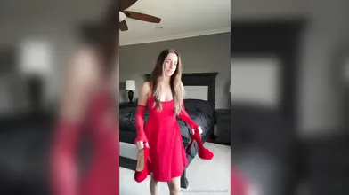 Christina Khalil Black Dildo Play Video Leaked