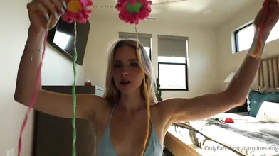 Caroline Zalog Custom Micro Bikini Haul Video Leaked
