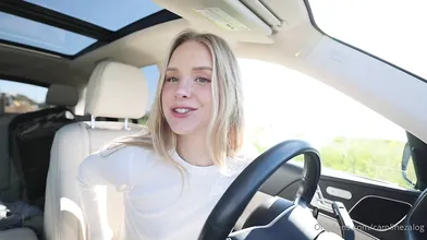 Caroline Zalog Car Try On Haul Video Leaked