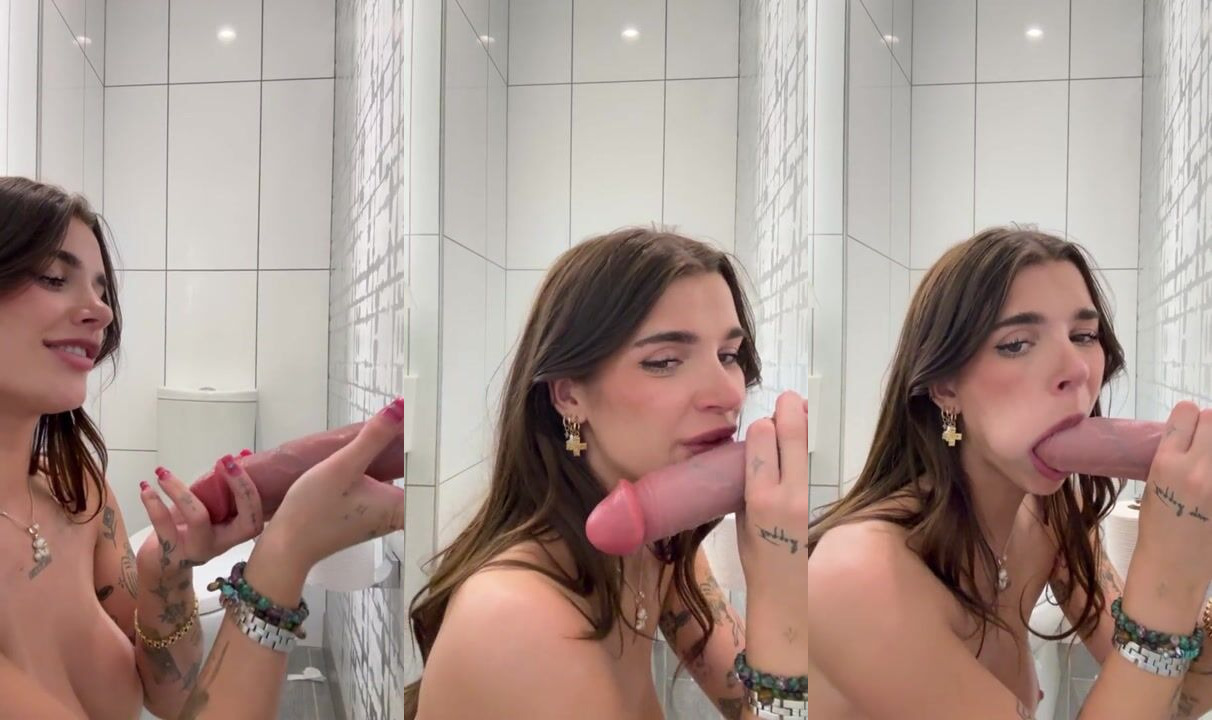 Video di pompini con dildo da parete di Arikytsya trapelato