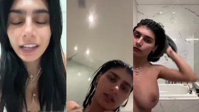Mia Khalifa Red Dress PPV Video Leaked