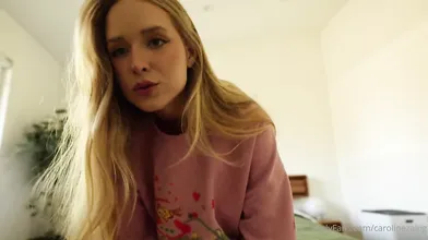 Caroline Zalog Lace Skims Try On Video Leaked