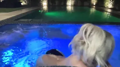 Stefanie Knight Nude Pool Livestream Video Leaked