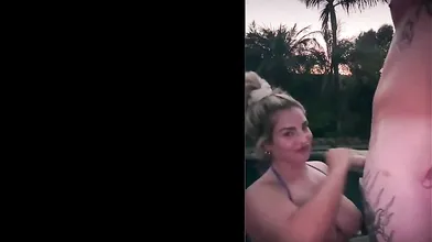 Haleighcox Sucking Off A Cock In Livestream Leaked Porn Video