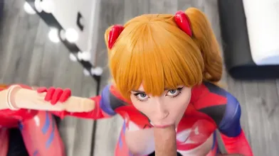 Sweetie Fox Asuka Deepthroats Cock And Dildo Amp Fucks