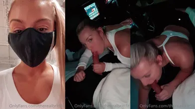Therealbrittfit Sucking Her Date In Car Onlyfans Video