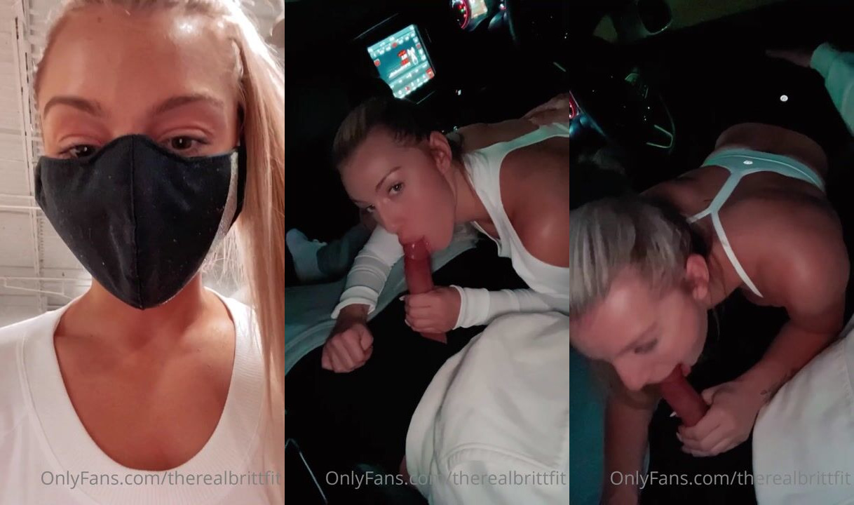 Therealbrittfit Sucking Her Date In Car Onlyfans Video
