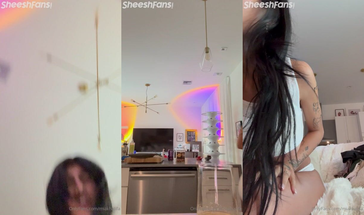 Mia Khalifa si è fatta scivolare entrambi i capezzoli e si è oliata le piante dei piedi. È trapelato un porno PvV