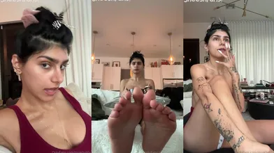 Mia Khalifa Nude Boobs Out Teasing Her Feet Leaked Ppv Onlyfans