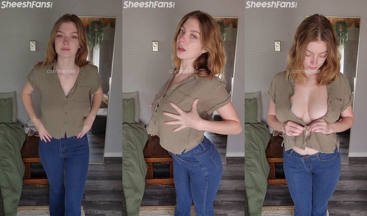 Makoshake Aka Carmen Rae Brown Shirt Nude Titty Teasing Renew Leak