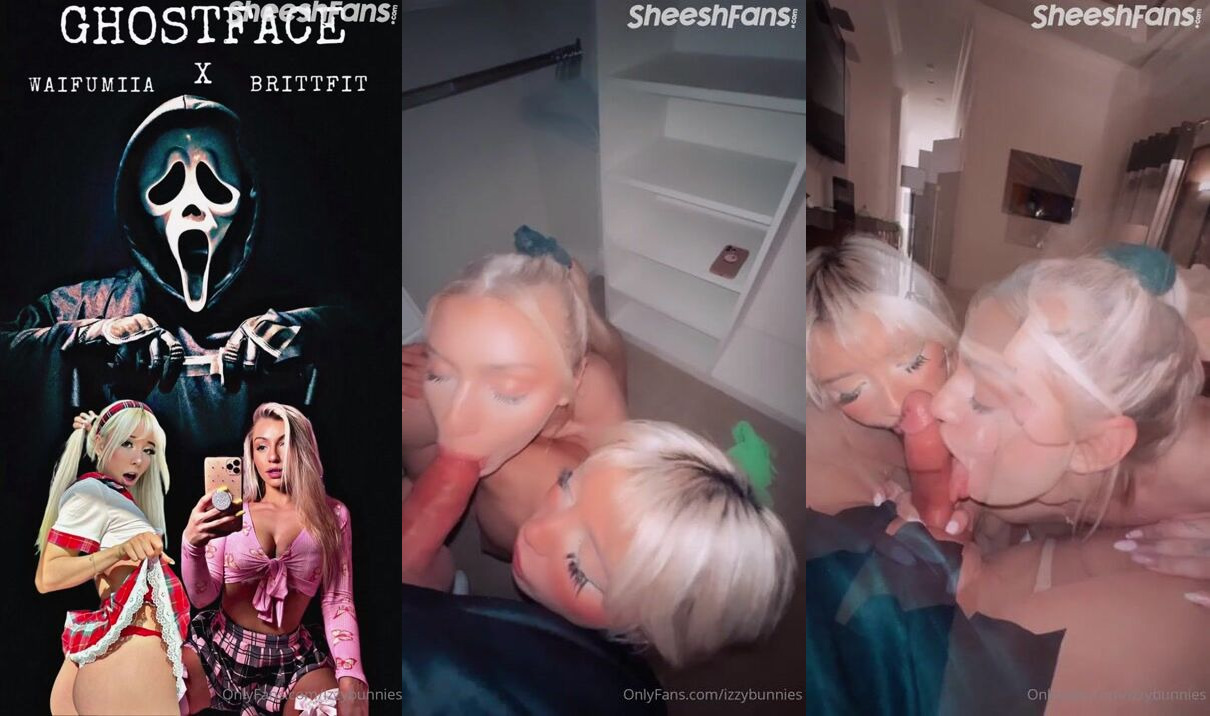 Waifumiia con Therealbrittfit Ghost Face Trio scopata duramente Video porno trapelato