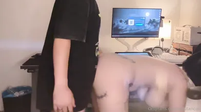 Rurutancos Takes A Pounding In A Ghost Costume