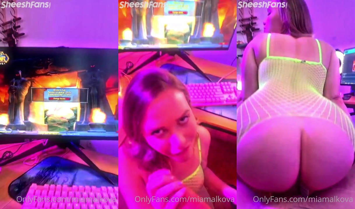 Mia Malkova fodendo em sua sala de jogos vazou Onlyfans