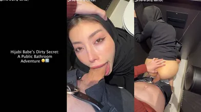 Ruth Lee Hijabi Muslim Babe Fucked In Public Bathroom Leak Fansly Video