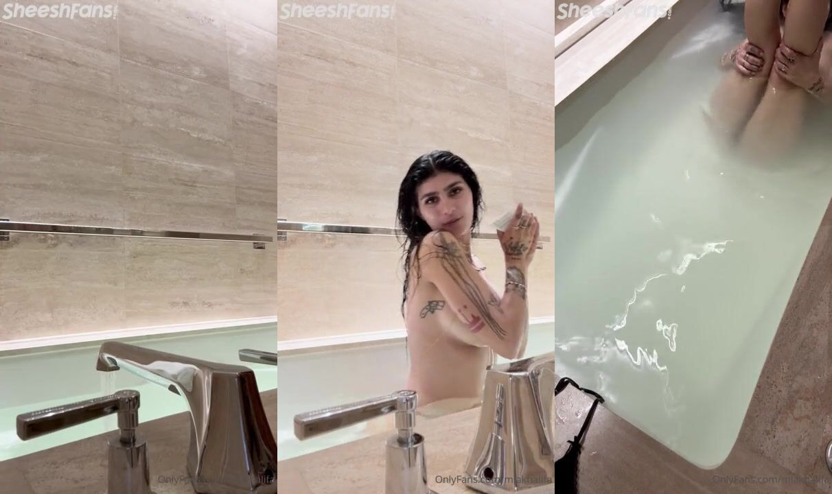 Mia Khalifa Küvet Alay Çıplak Büyük Memeli Ppv Sızıntı Onlyfans Video