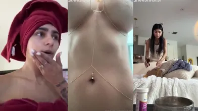 Mia Khalifa Getting Ready From Her Date Fully Nude Tits Out Onlyfans Ppv