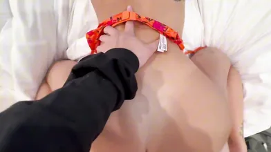 Ari Kytsya Strips And Gets Banged On The Bed