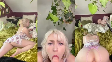 AdorableAmy Gets Railed By A Sex Machine