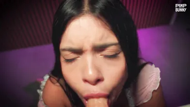 Camila Henao And Lots Of Drool On A Dildo