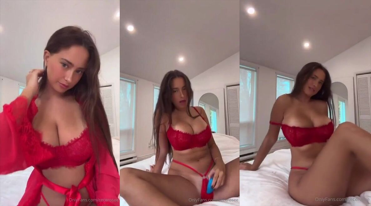 Masturbação vestida de Cece Rose
