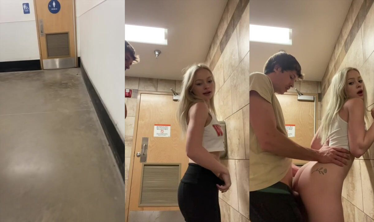 Erica Marie prova il sesso in un bagno pubblico