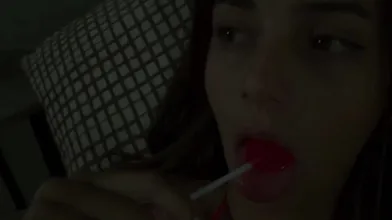 Sarah Joy Masturbates On The Sofa
