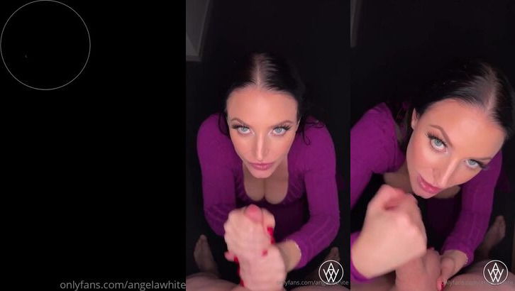 Angela White Deepthroats A Cock And Swallows Cum