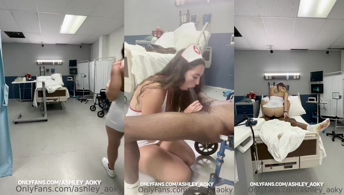 Nurse Ashley Aoky Screws A BBC