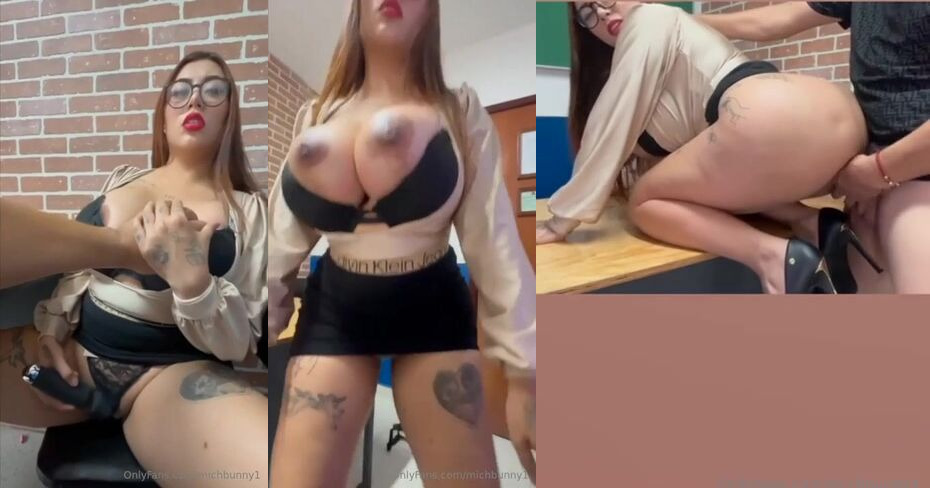 MichBunny1 Teaches Her Student About Sex