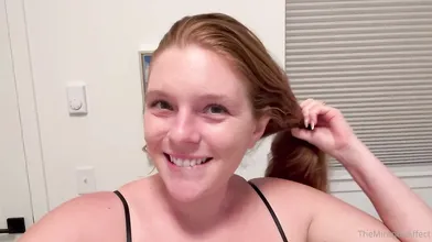 TheMirandaaffect Strips and Bounces Her Big Tits