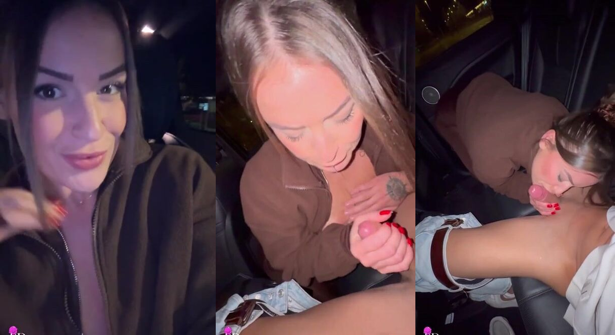 Anna Divina - Sextape 口交 dans une Voiture