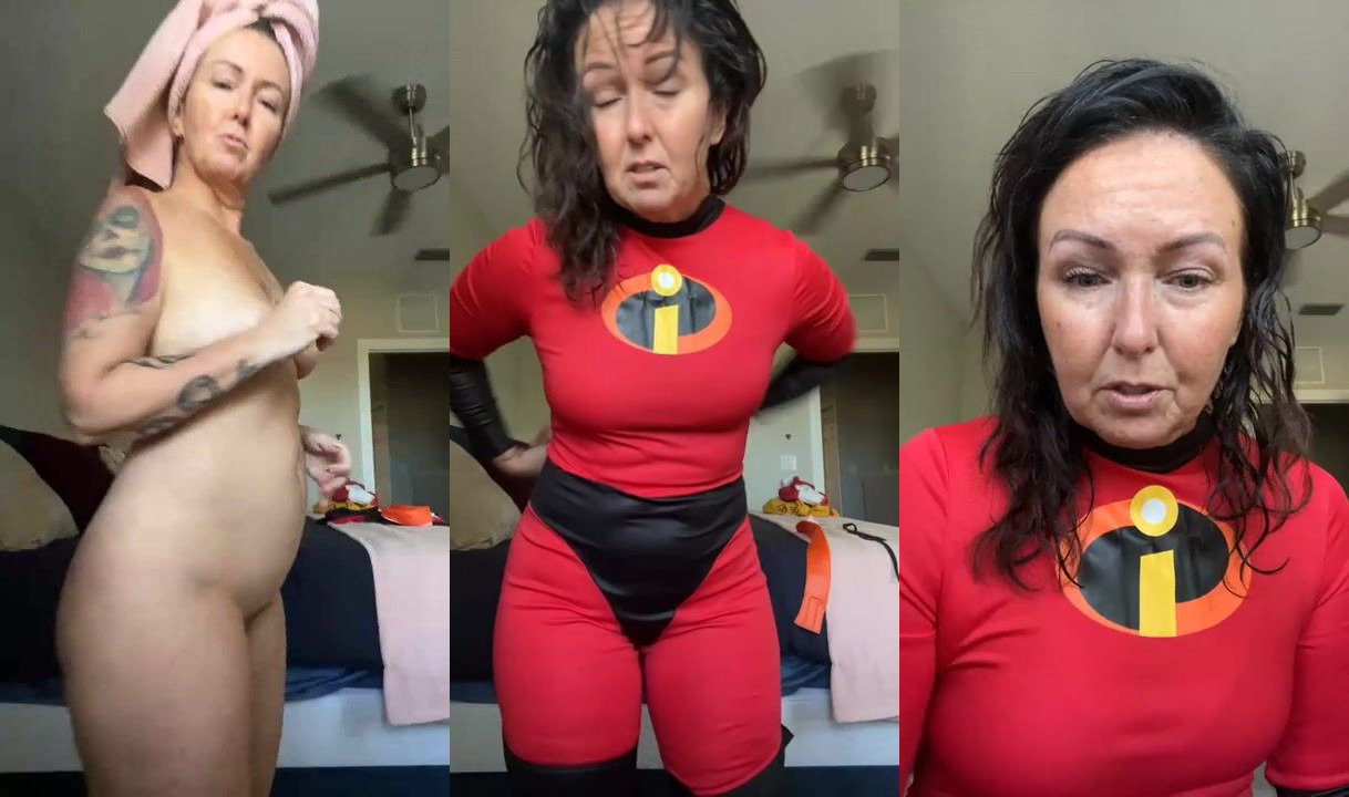 Ishrn habille les incroyables cosplay après la douche