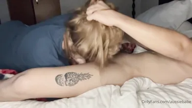 Aussiebabe19 Does Blowjob Before Bedtime