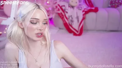 Bunnydollstella Dildo Suck, Fingering, Tit Fuck Leaked Porno Tape
