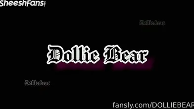 Dolliebear Naughty Cat reitet einen Dildo in ihrer Muschi, Fansly Leak