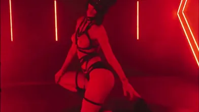 Rachel Cook Cat Mask Posing Topless Video Leaked