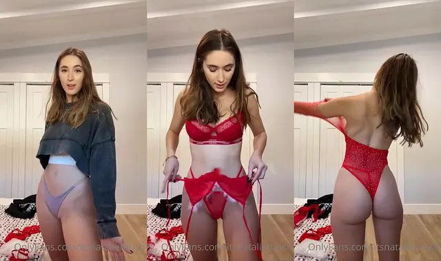 Fuite de la vidéo de Natalie Roush Christmas Lingerie Haul Onlyfans